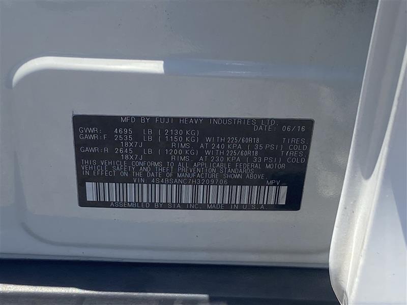 Subaru Outback 2.5i Limited 2017