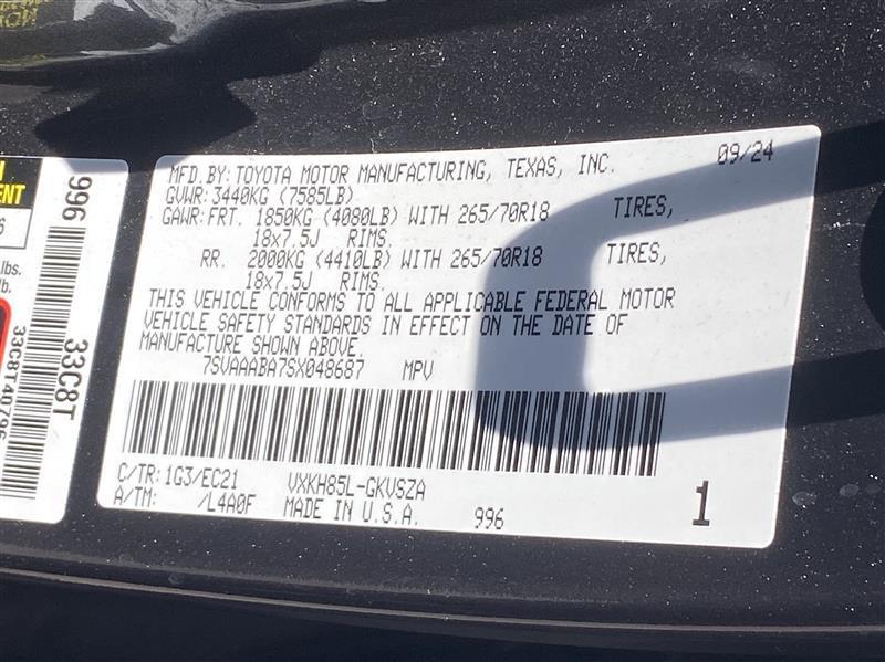 Toyota Sequoia TRD Pro 4WD 2025