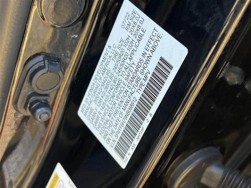 Honda Pilot Black Edition 2022