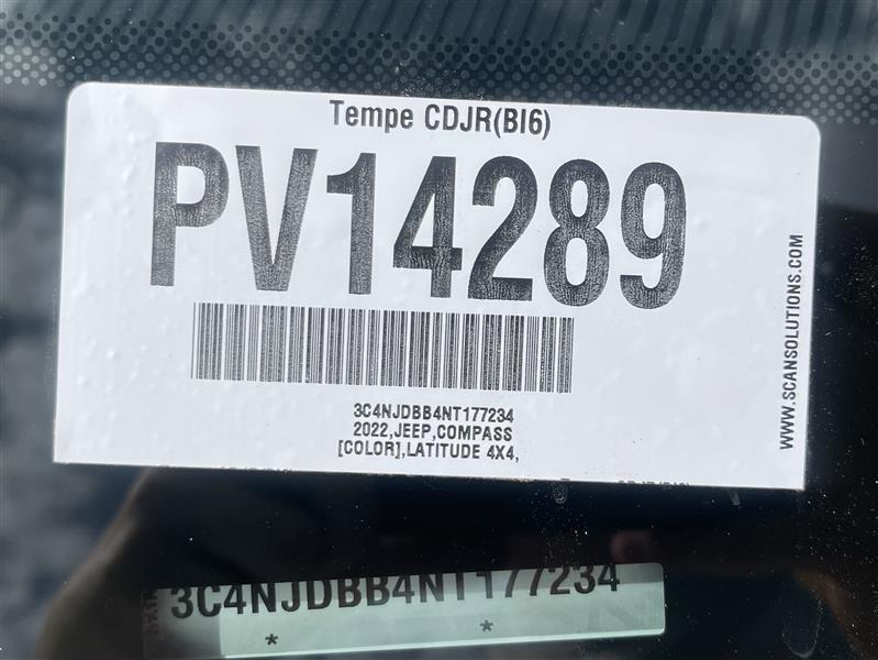 Jeep Compass Latitude 4WD 2022