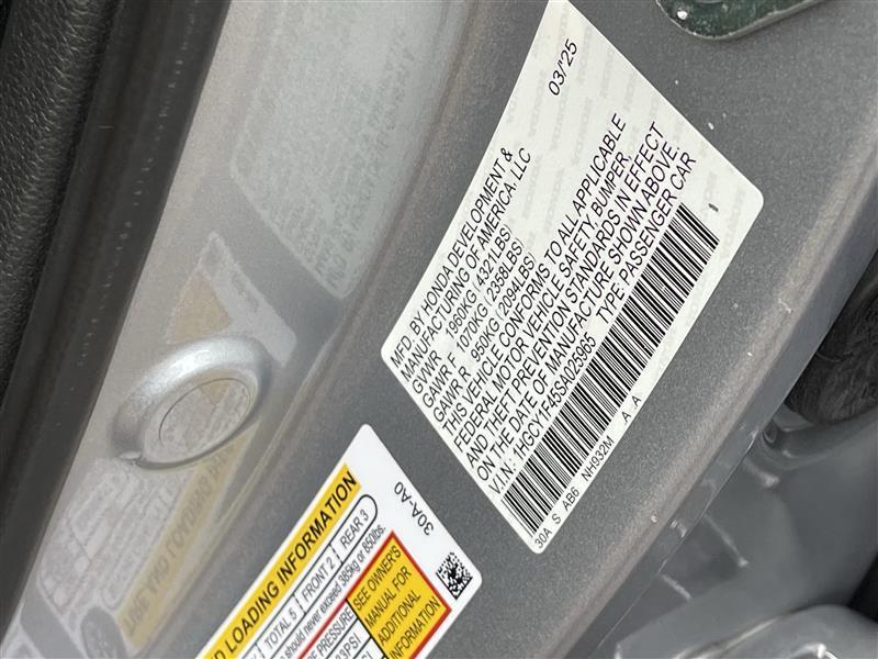 Honda Accord SE 2025