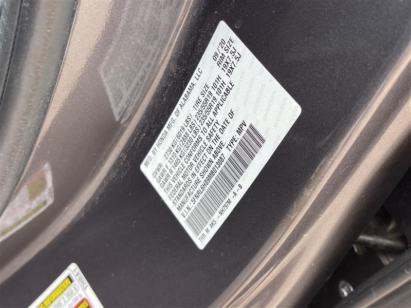 Honda Odyssey Touring 2021