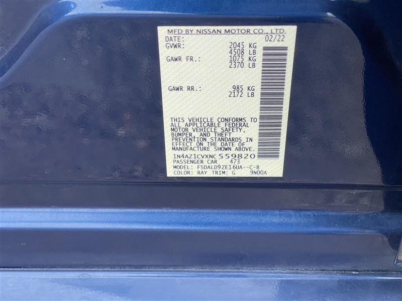 Nissan Leaf SV 2022