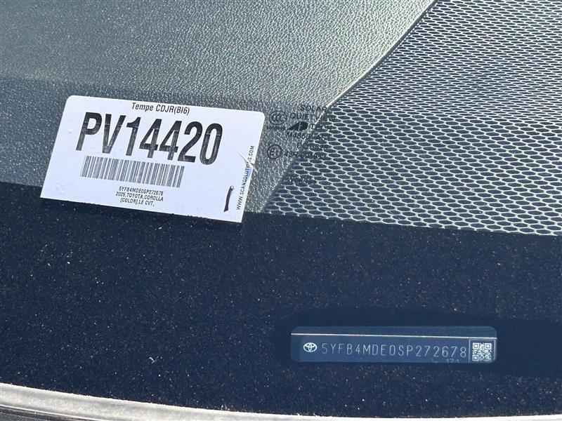 Toyota Corolla LE 2025