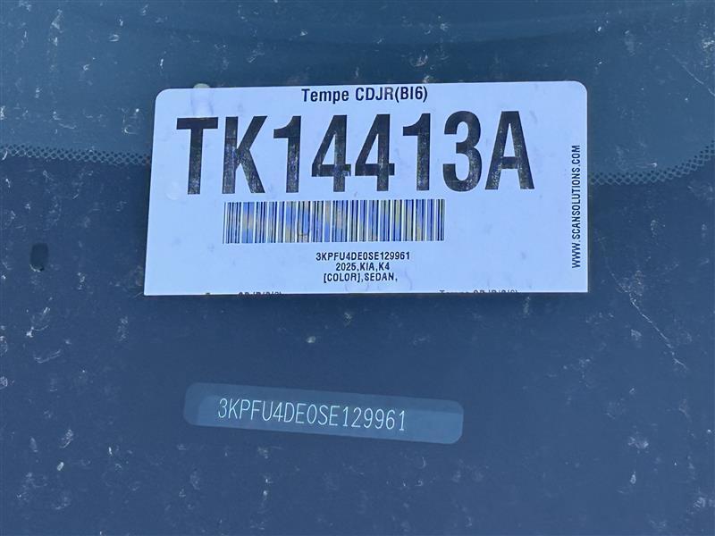 Kia K4 EX 2025