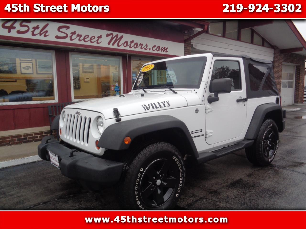 2012 Jeep Wrangler Willys Sport 2 Door 4x4