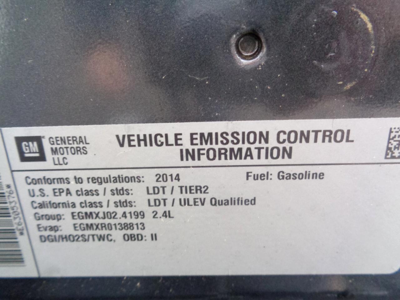 GMC Terrain FWD 4dr SLE w/SLE-2 2014