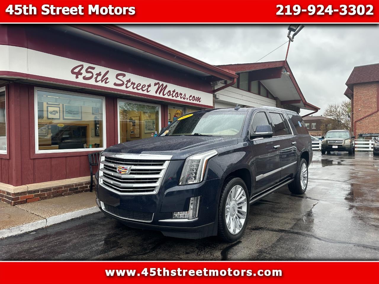 Cadillac Escalade ESV 4WD 4dr Platinum 2018