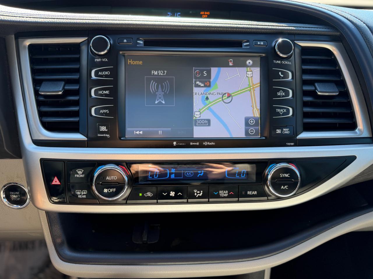 Toyota Highlander Limited V6 AWD (Natl) 2018