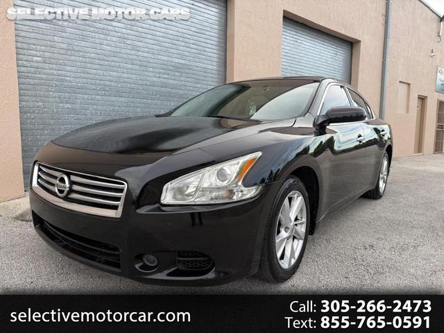 Black 2012 Nissan Maxima S Sedan Front-Wheel Drive Automatic