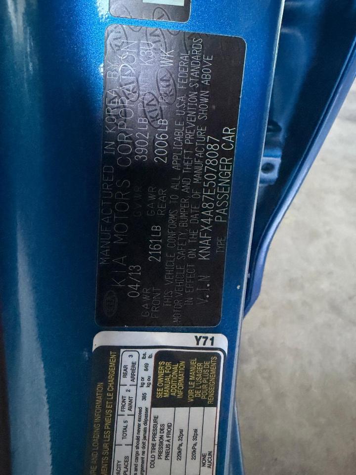 Kia Forte 4dr Sdn Auto EX 2014