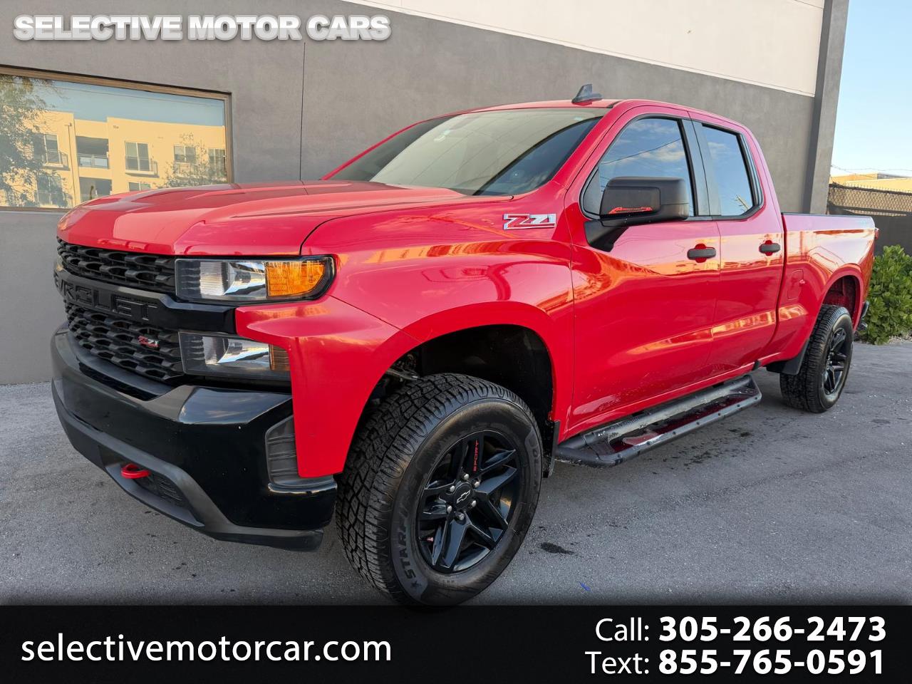 2019 Chevrolet Silverado 1500 4WD Double Cab 147" Custom Trail Boss