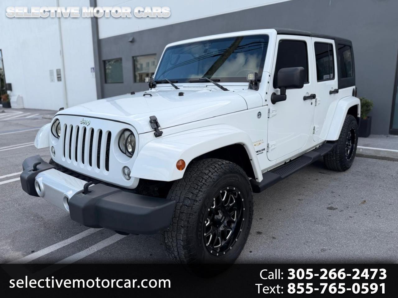 2014 Jeep Wrangler Unlimited 4WD 4dr Sahara