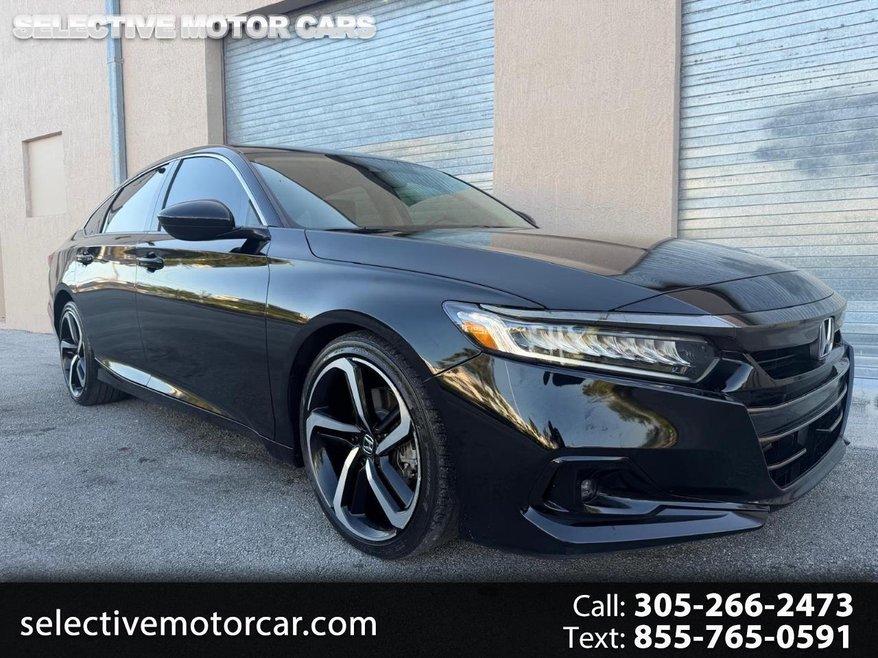 2022 Honda Accord Sedan Sport SE 1.5T CVT