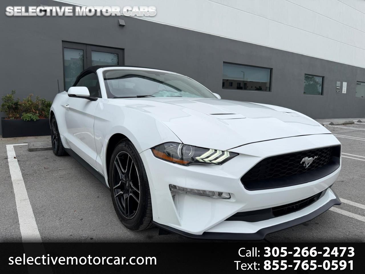 2019 Ford Mustang EcoBoost Convertible