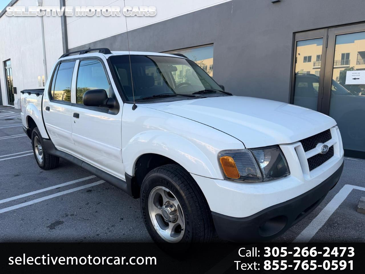 White 2005 Ford Explorer Sport Trac Pickup Truck  Automatic