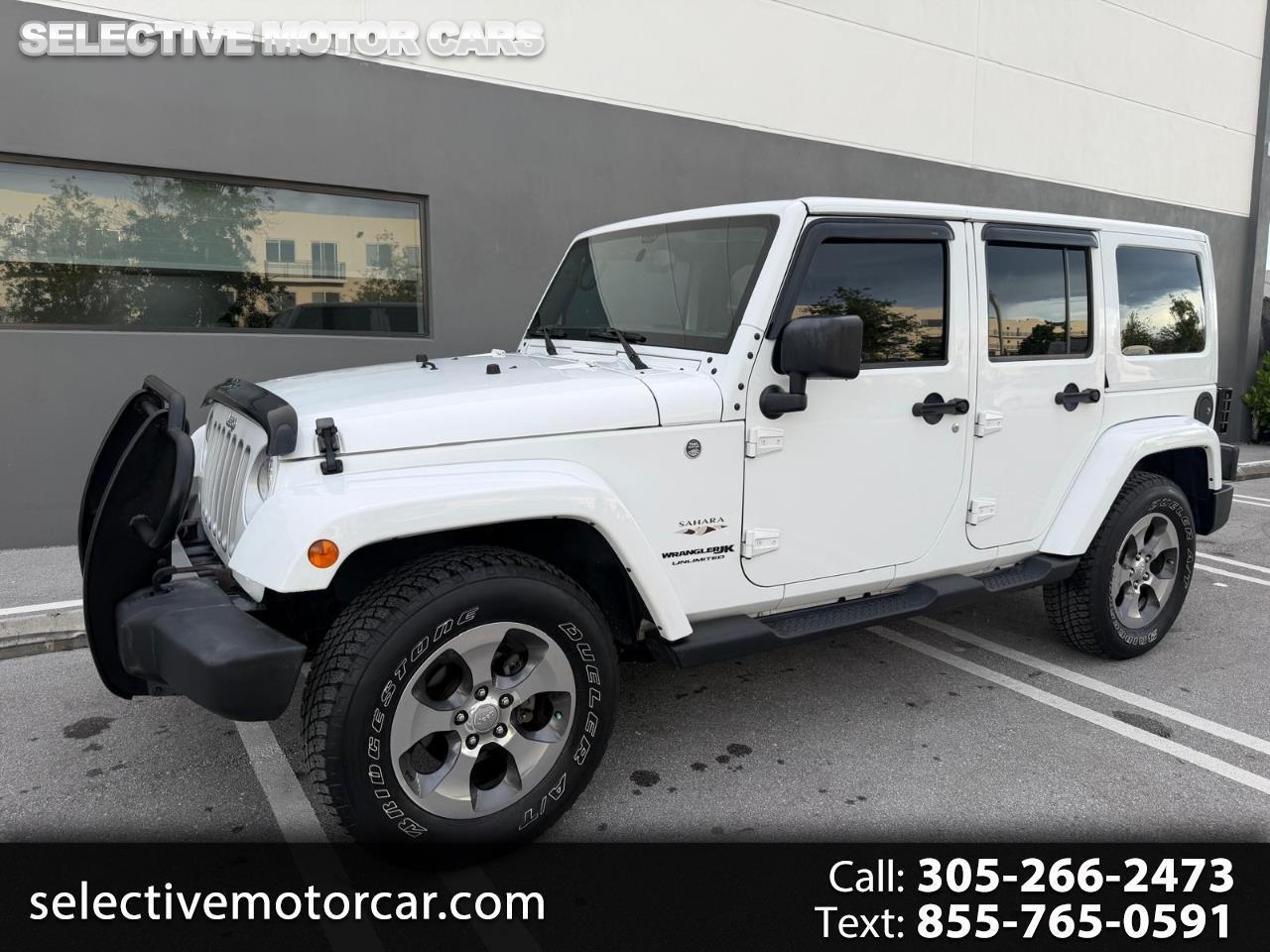 Jeep Wrangler JK Unlimited Sahara 4x4 2018