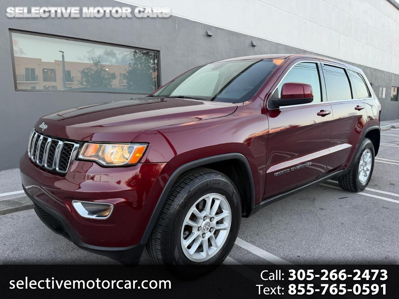 Red (Burgundy) 2018 Jeep Grand Cherokee SUV / Crossover 4X2 Automatic