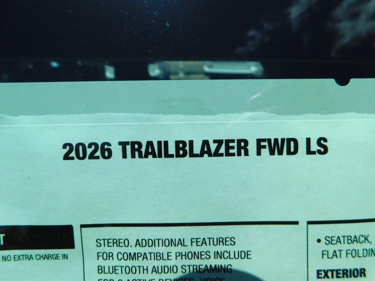 Chevrolet TrailBlazer  2026