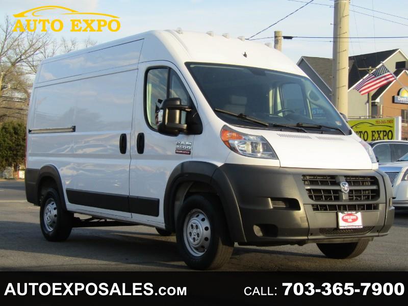 Used 2018 RAM Promaster 2500 High Roof Tradesman 136in. WB for Sale in Manassas VA 20111 Auto Expo