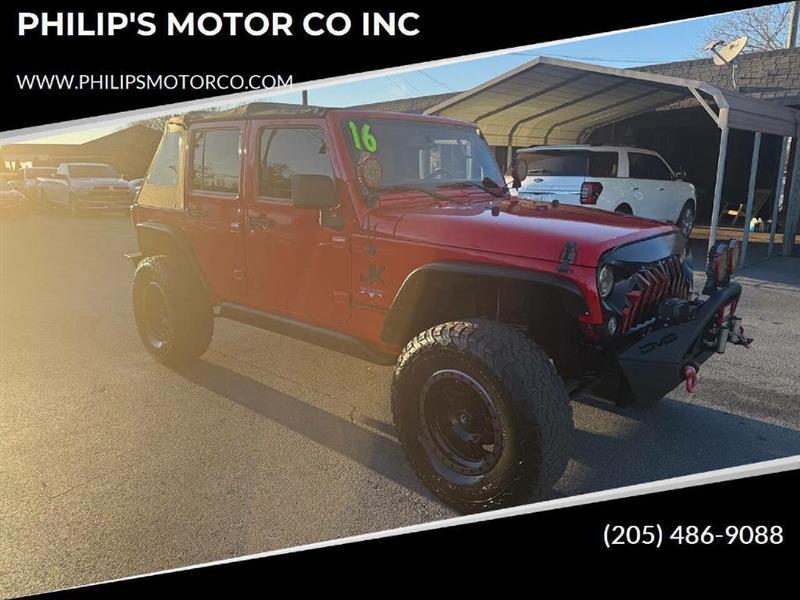 2016 Jeep Wrangler Unlimited Sahara 4WD