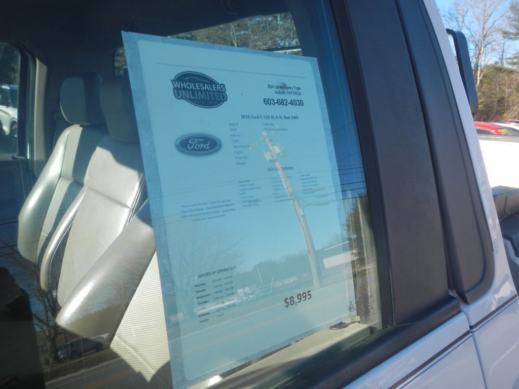 Ford F-150 XL 8-ft. Bed 2WD 2016