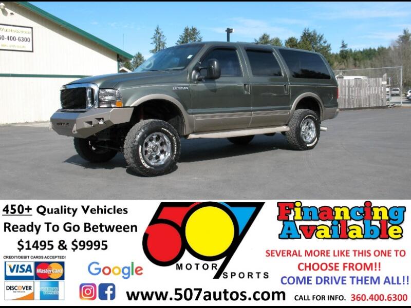 Used 2000 Ford Excursion Limited 6.8L 4WD for Sale in Roy WA 98580 507