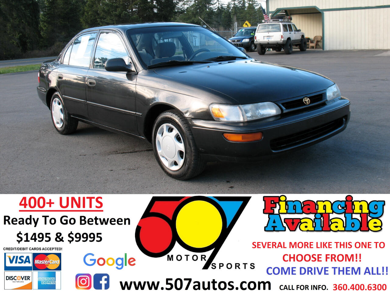 Used 1996 Toyota Corolla 4dr Sdn DX Auto for Sale in Roy