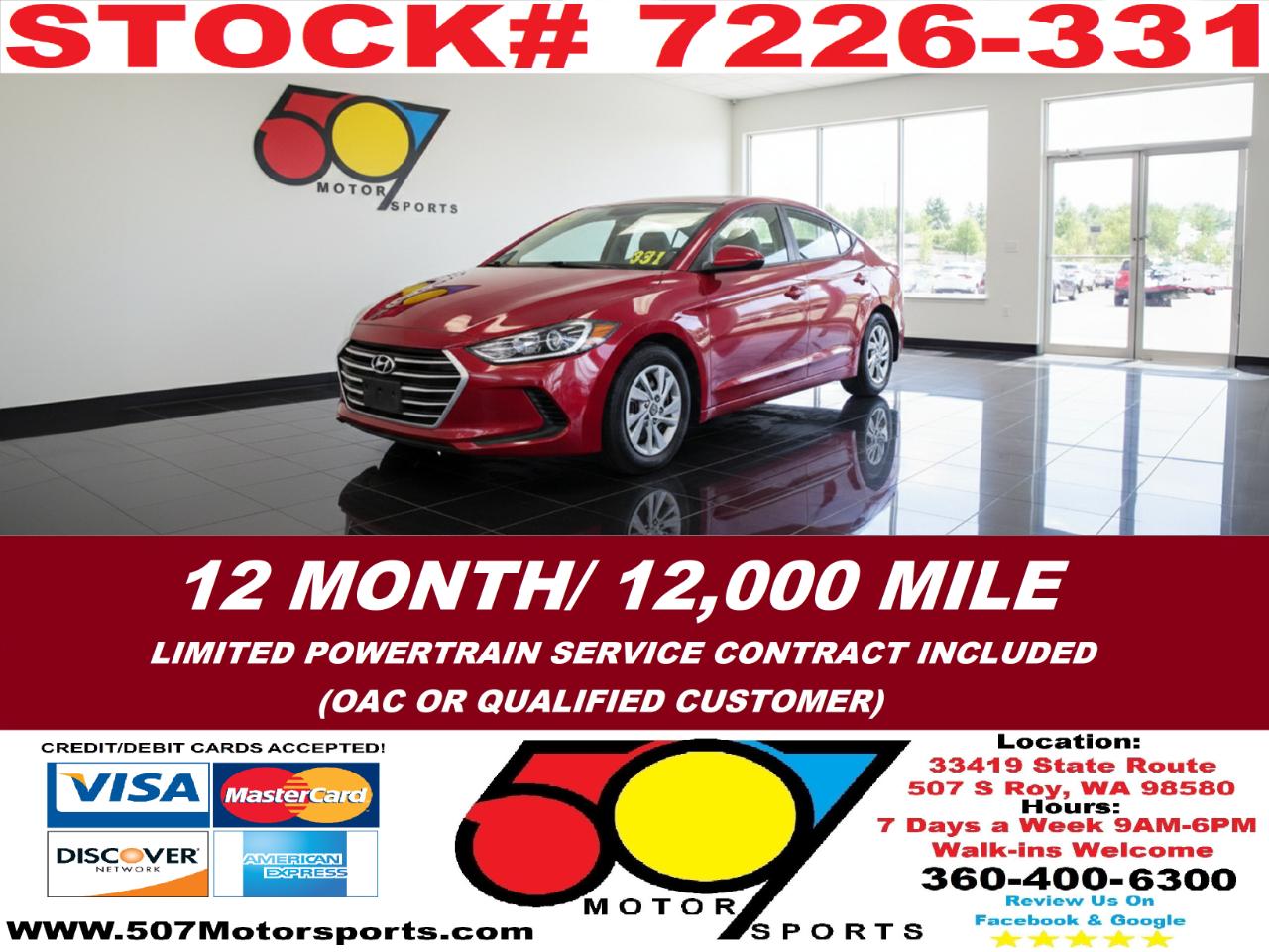 2017 Hyundai Elantra SE