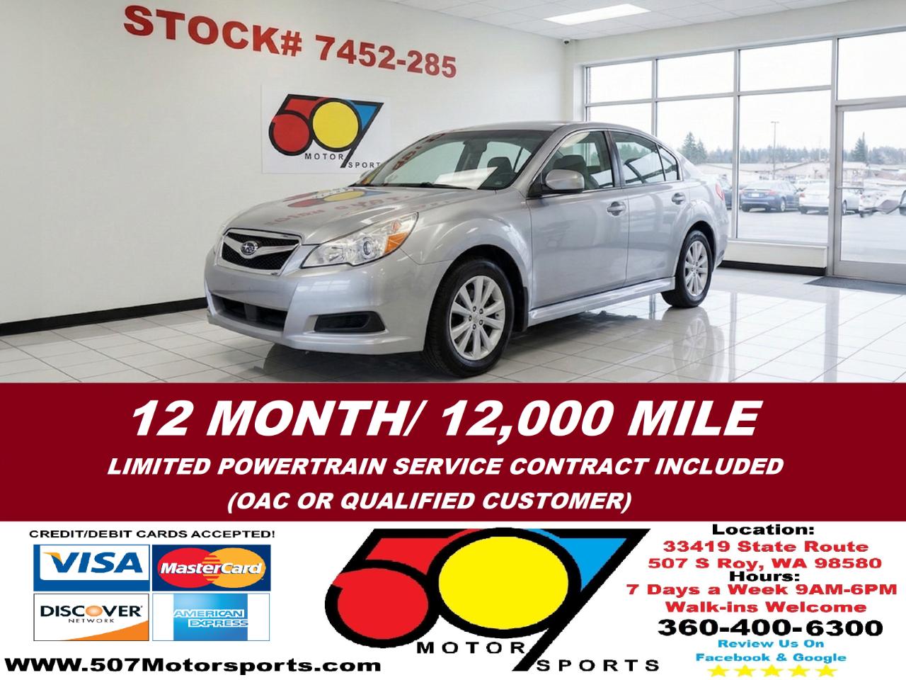 2012 Subaru Legacy I Premium