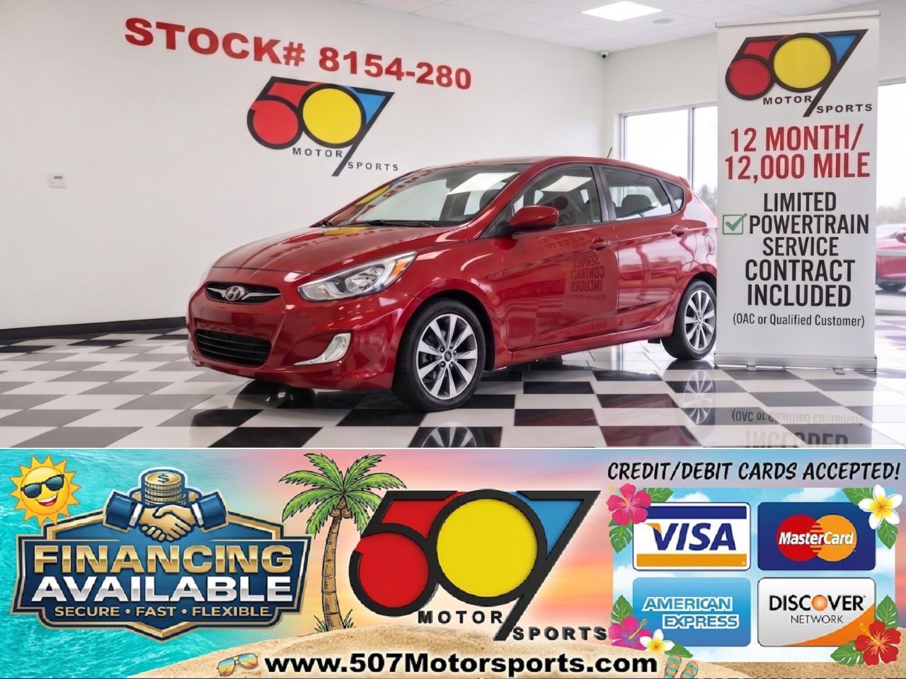  2015 Hyundai Accent Sport 4-Door Hatchback FWD   
