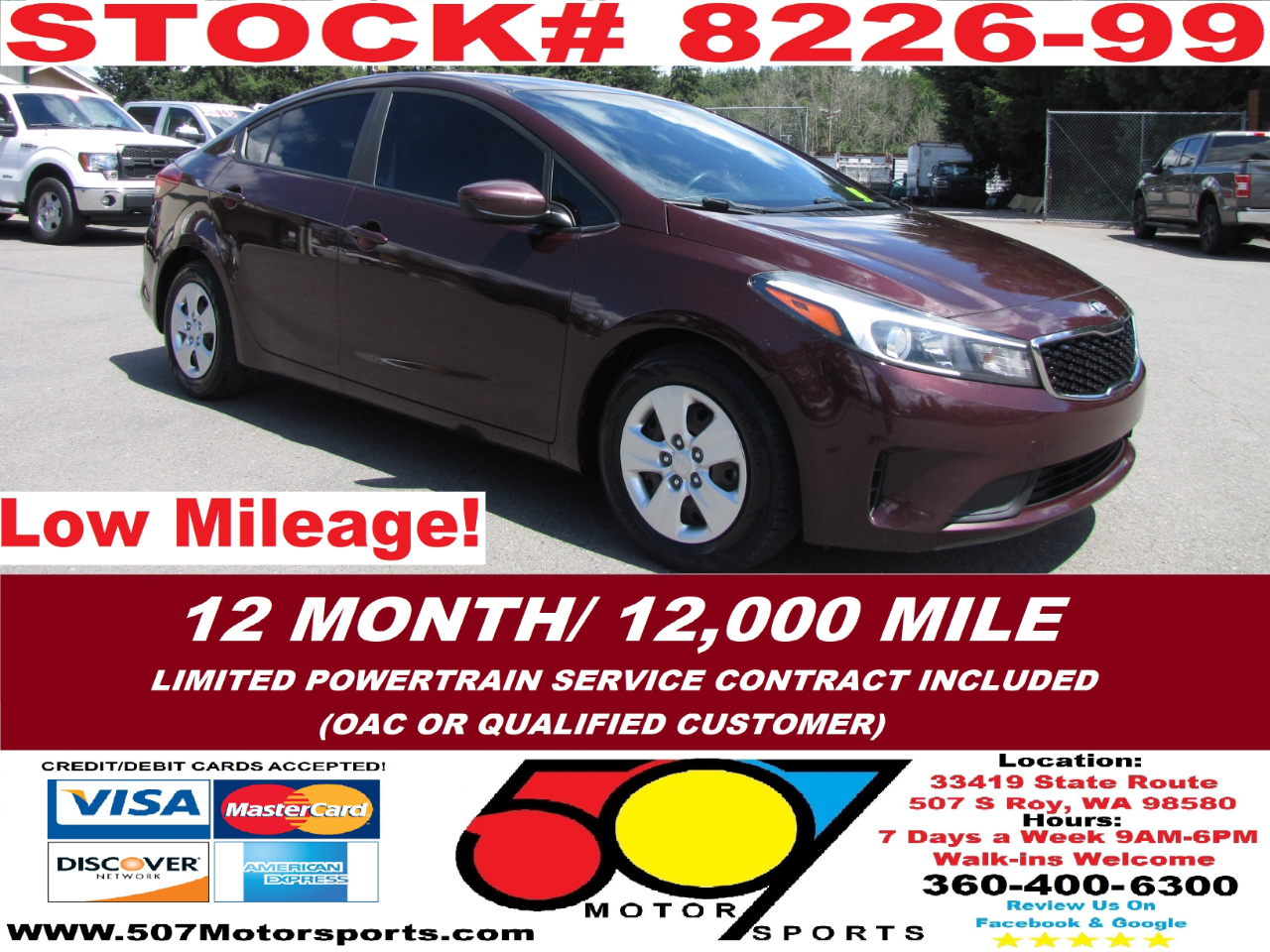 2017 Kia Forte LX 6A