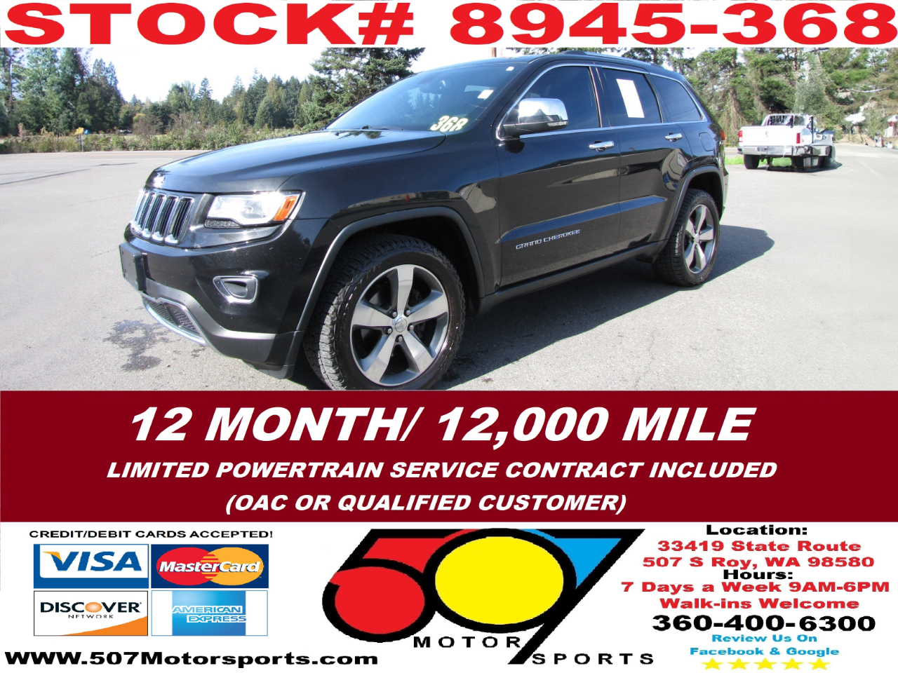 2015 Jeep Grand Cherokee Limited 4WD
