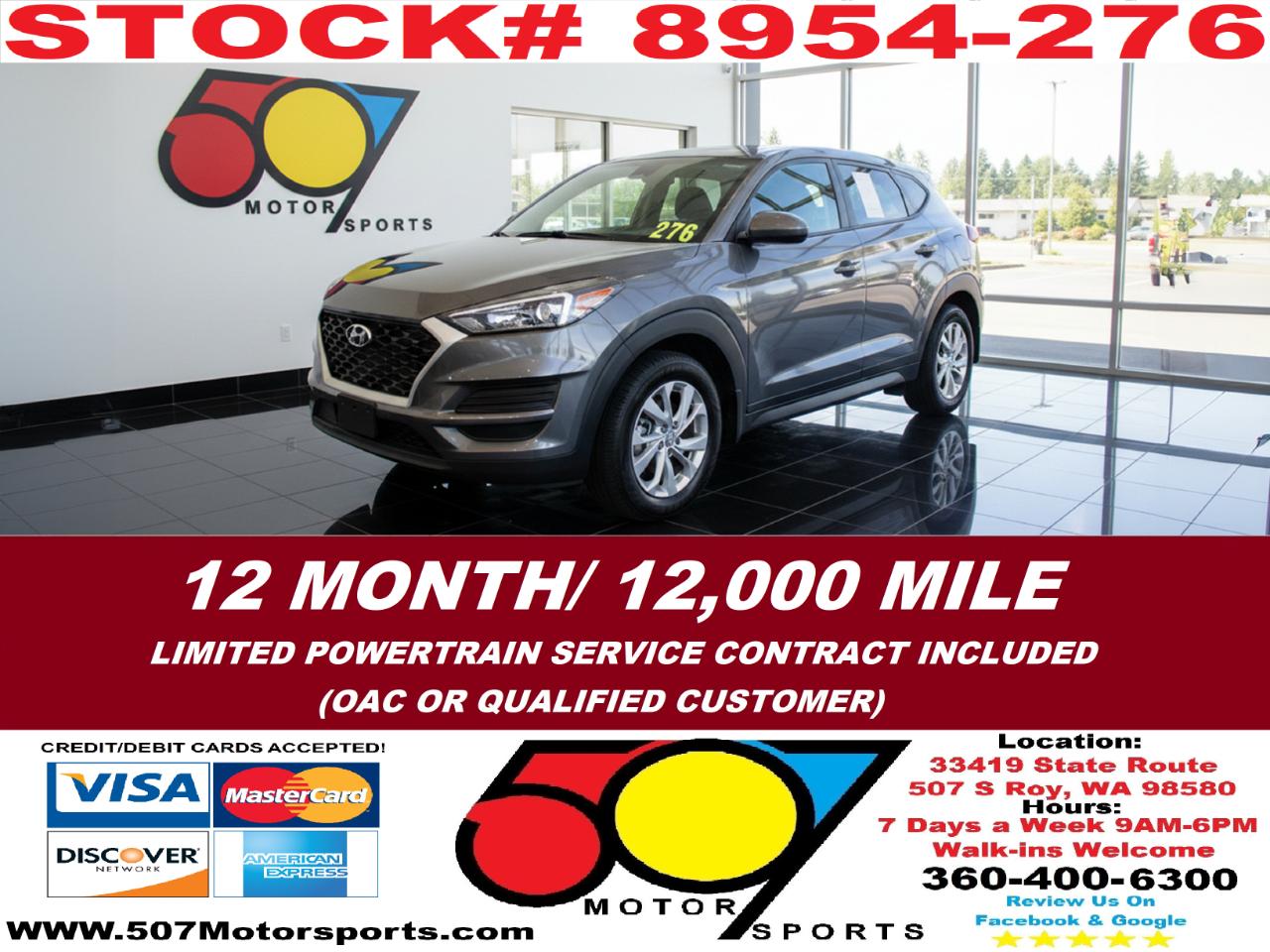 2020 Hyundai Tucson SE AWD