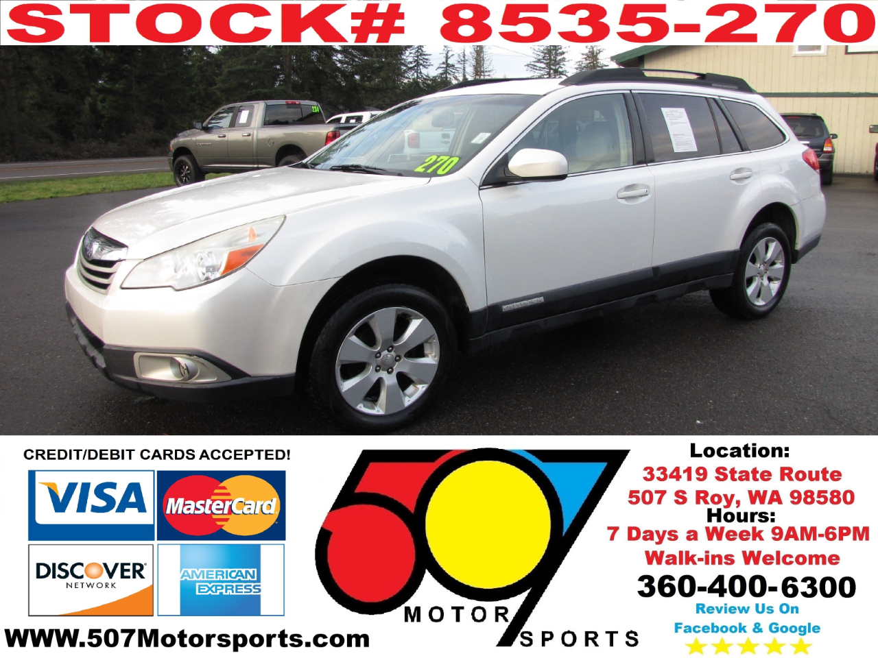 2012 Subaru Outback 2.5i Premium