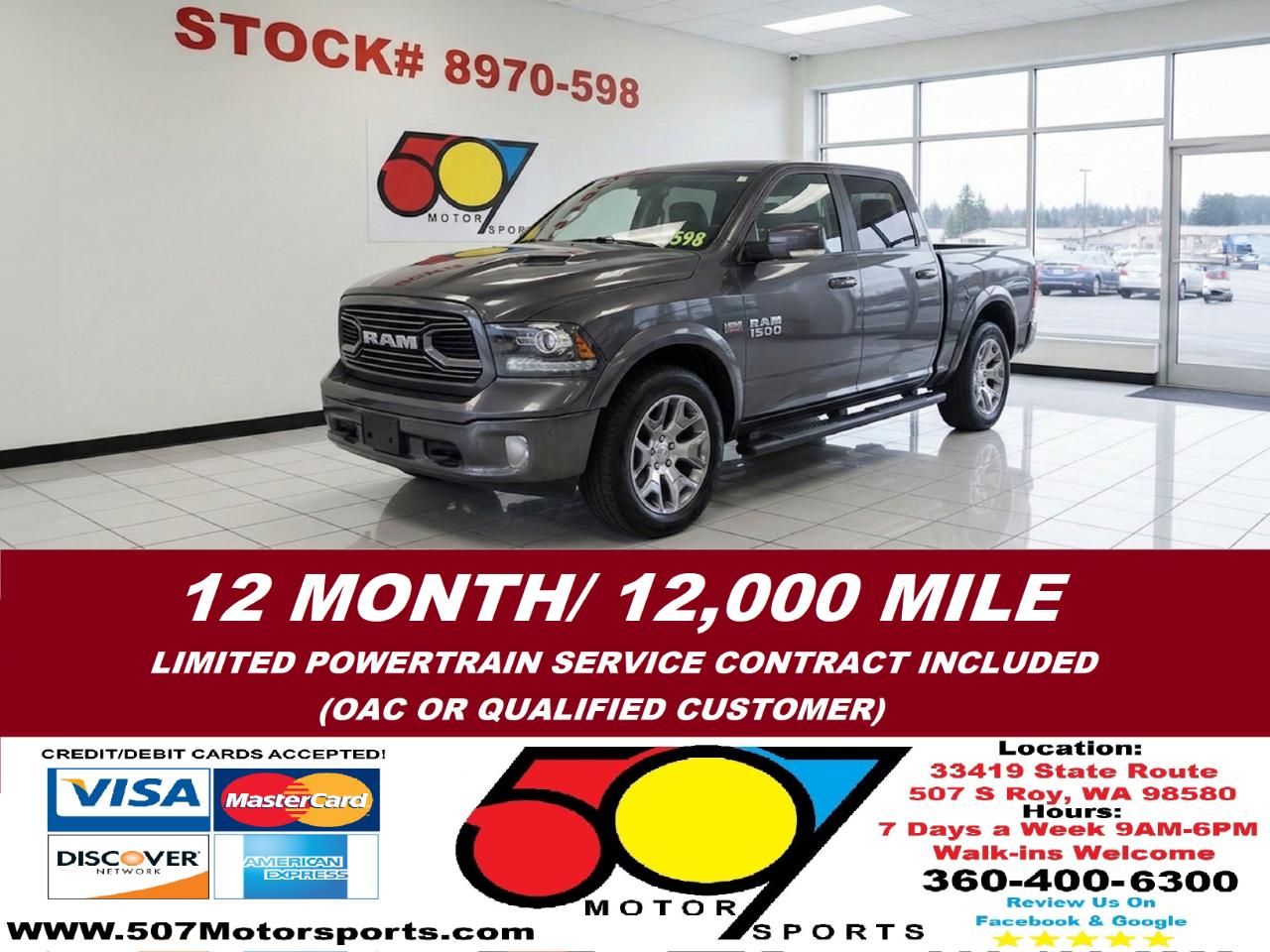 2018 RAM 1500 Limited Crew Cab LWB 4WD