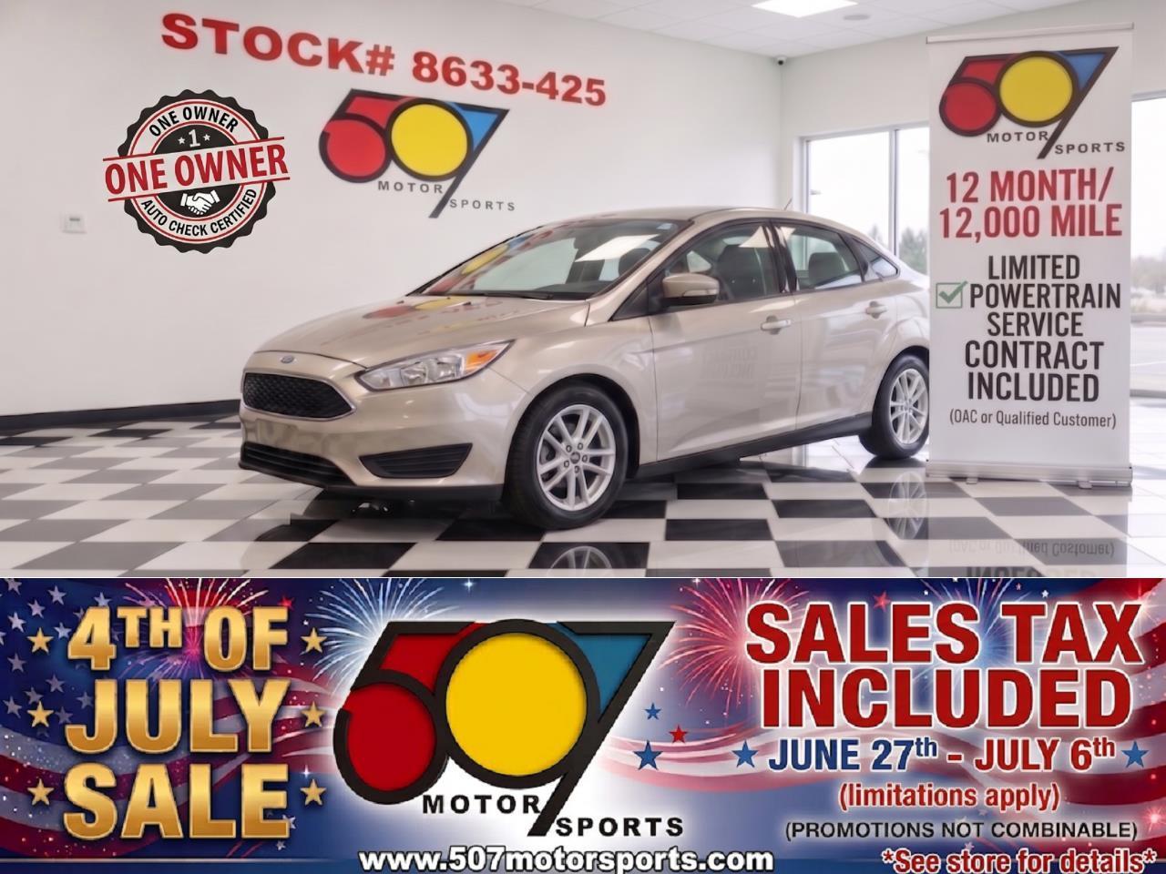 2018 Ford Focus SE Sedan