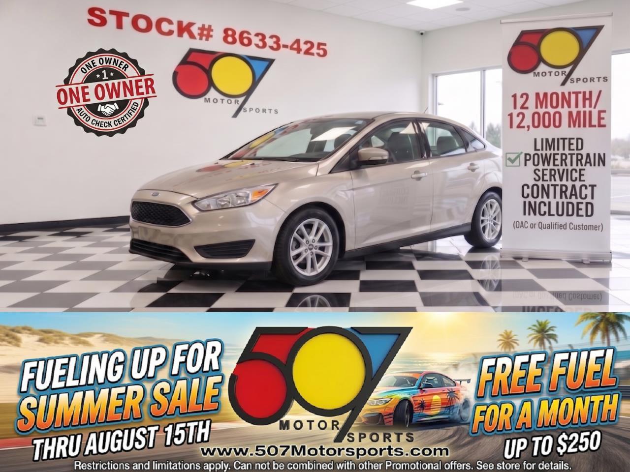 2018 Ford Focus SE Sedan