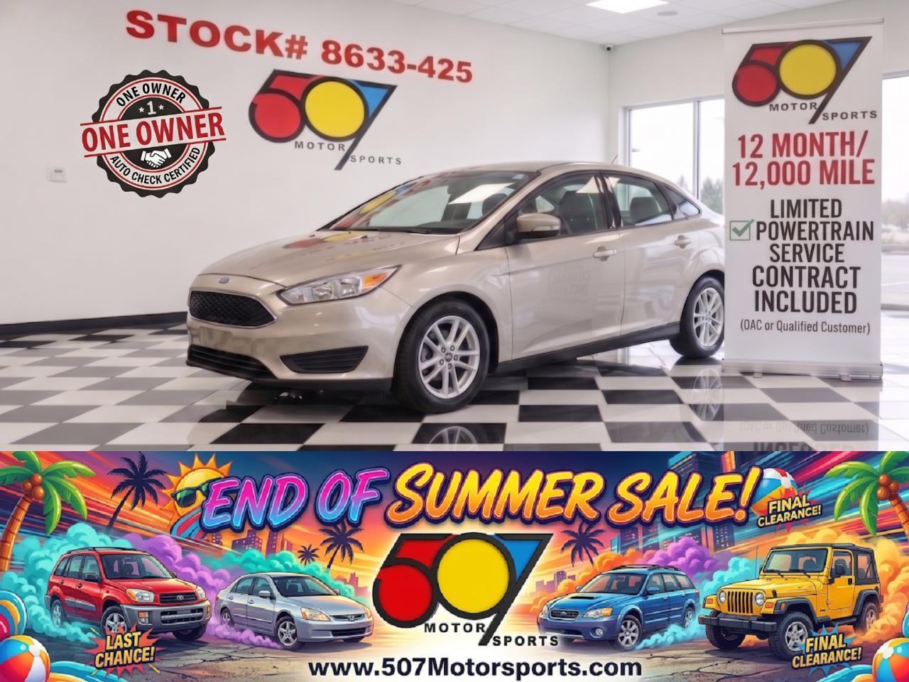 2018 Ford Focus SE Sedan