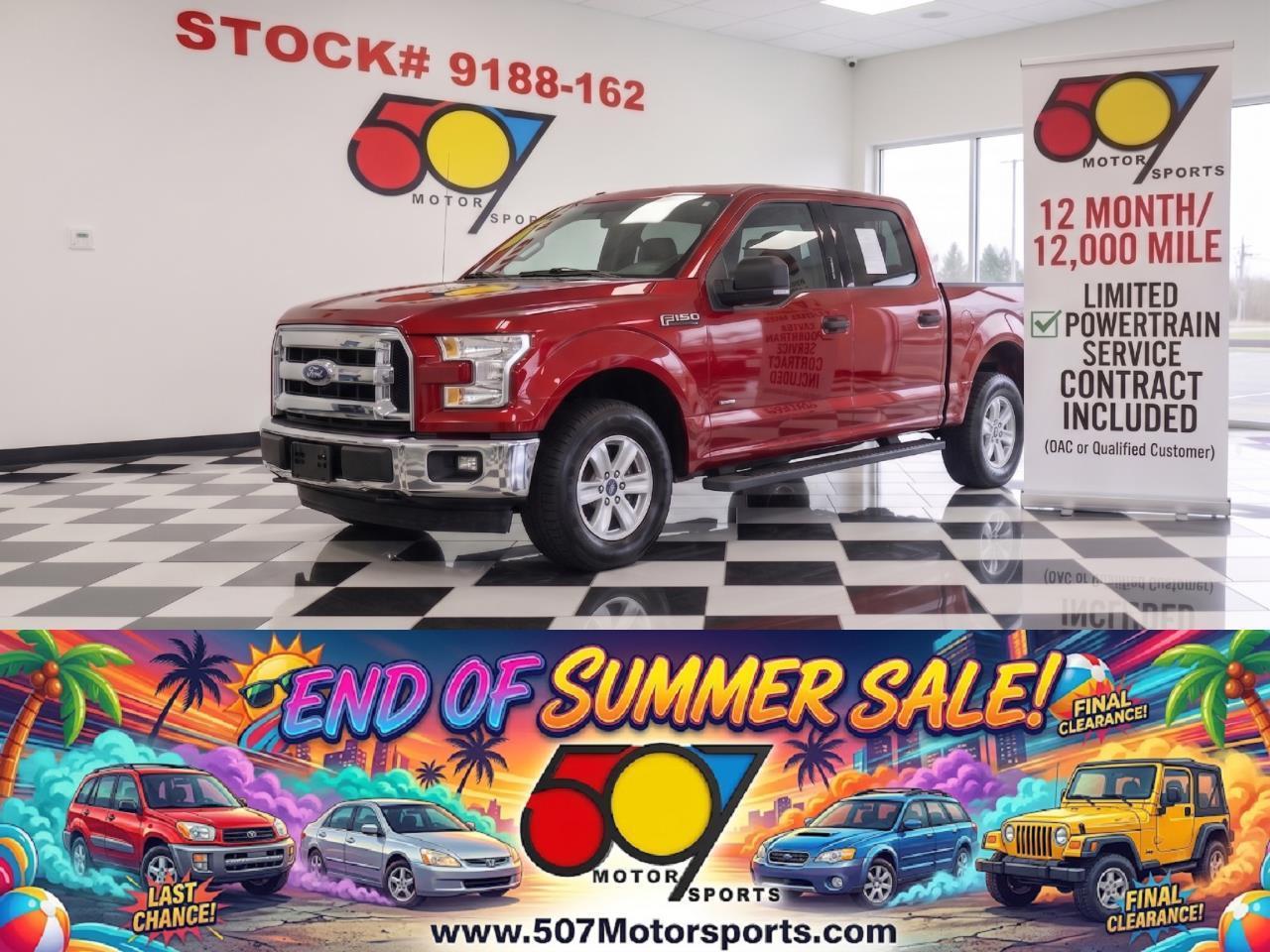 2017 Ford F-150 XLT SuperCrew 5.5-ft. Bed 4WD