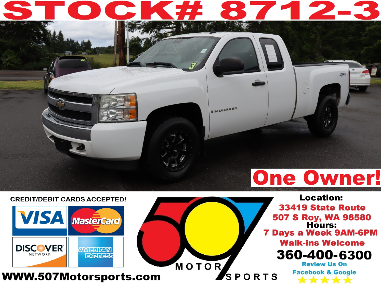 2008 Chevrolet Silverado 1500 LS Work Truck Ext. Cab Std. Box 4WD