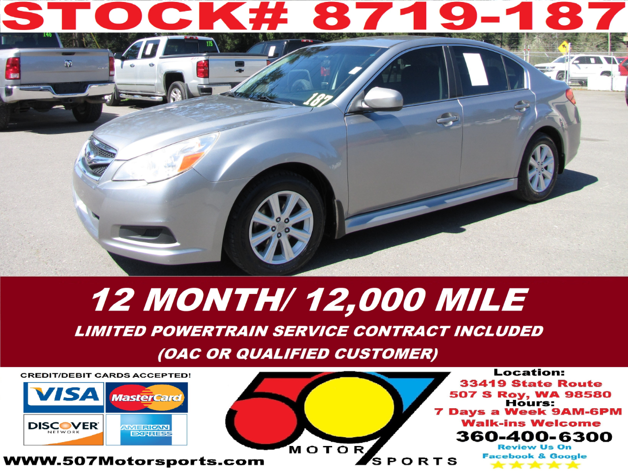 2011 Subaru Legacy I Premium