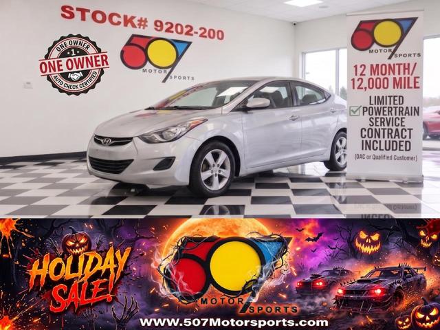 Silver 2013 Hyundai Elantra Sedan Front-Wheel Drive Automatic