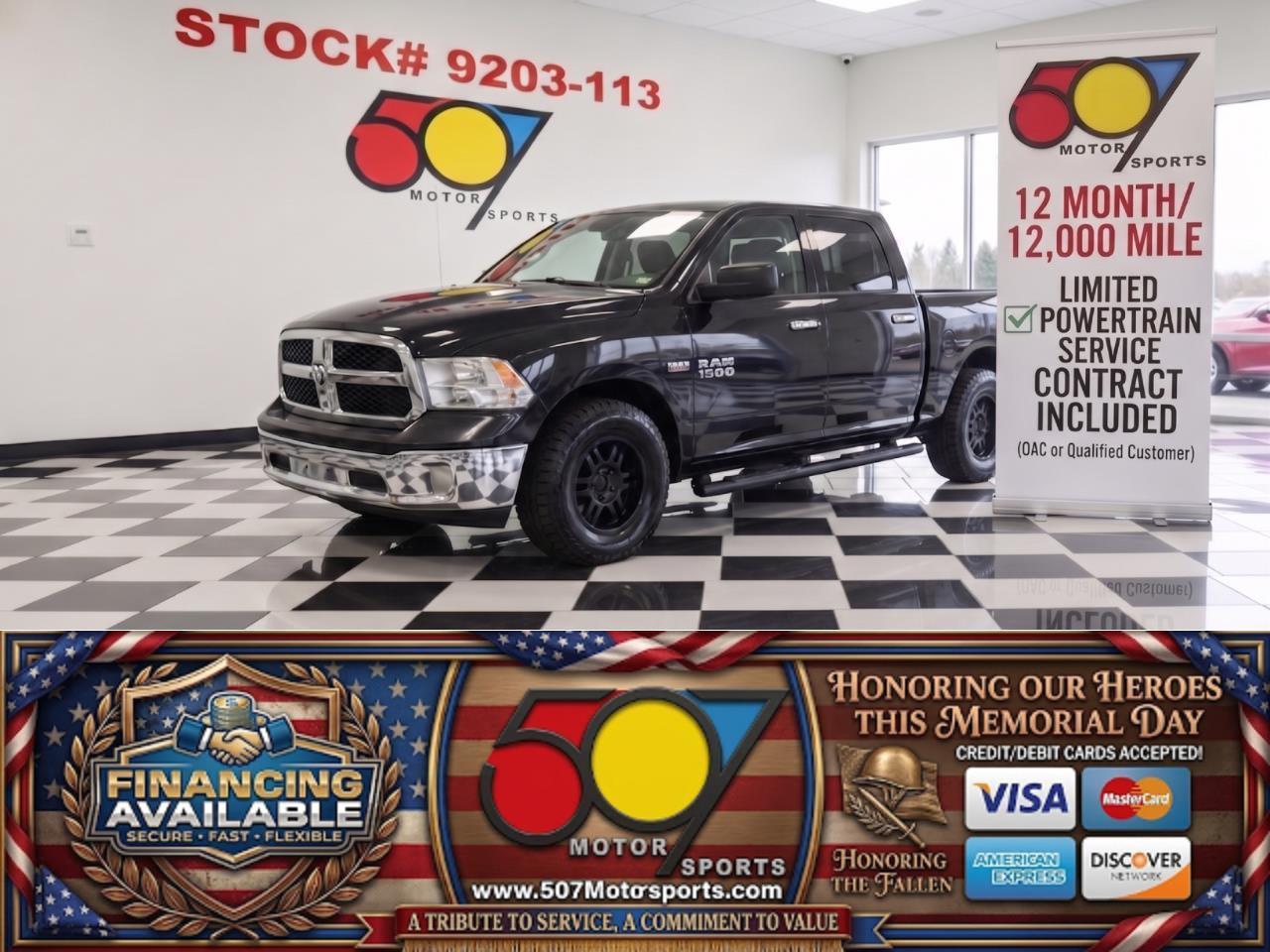 2016 RAM 1500 SLT Crew Cab SWB 4WD