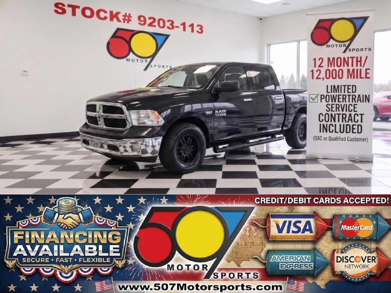 2016 RAM 1500 SLT Crew Cab SWB 4WD