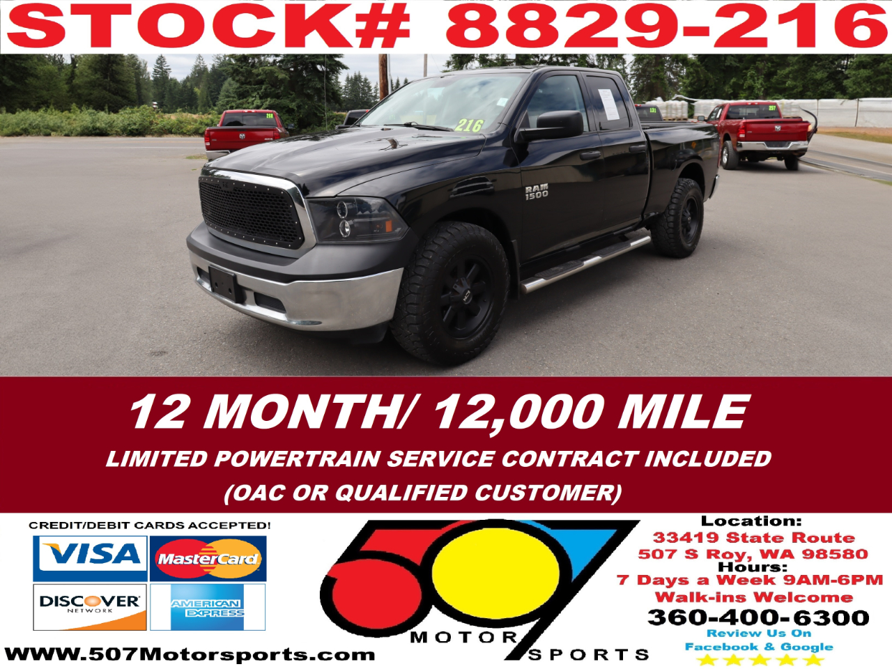 2014 RAM 1500 Tradesman Quad Cab 4WD