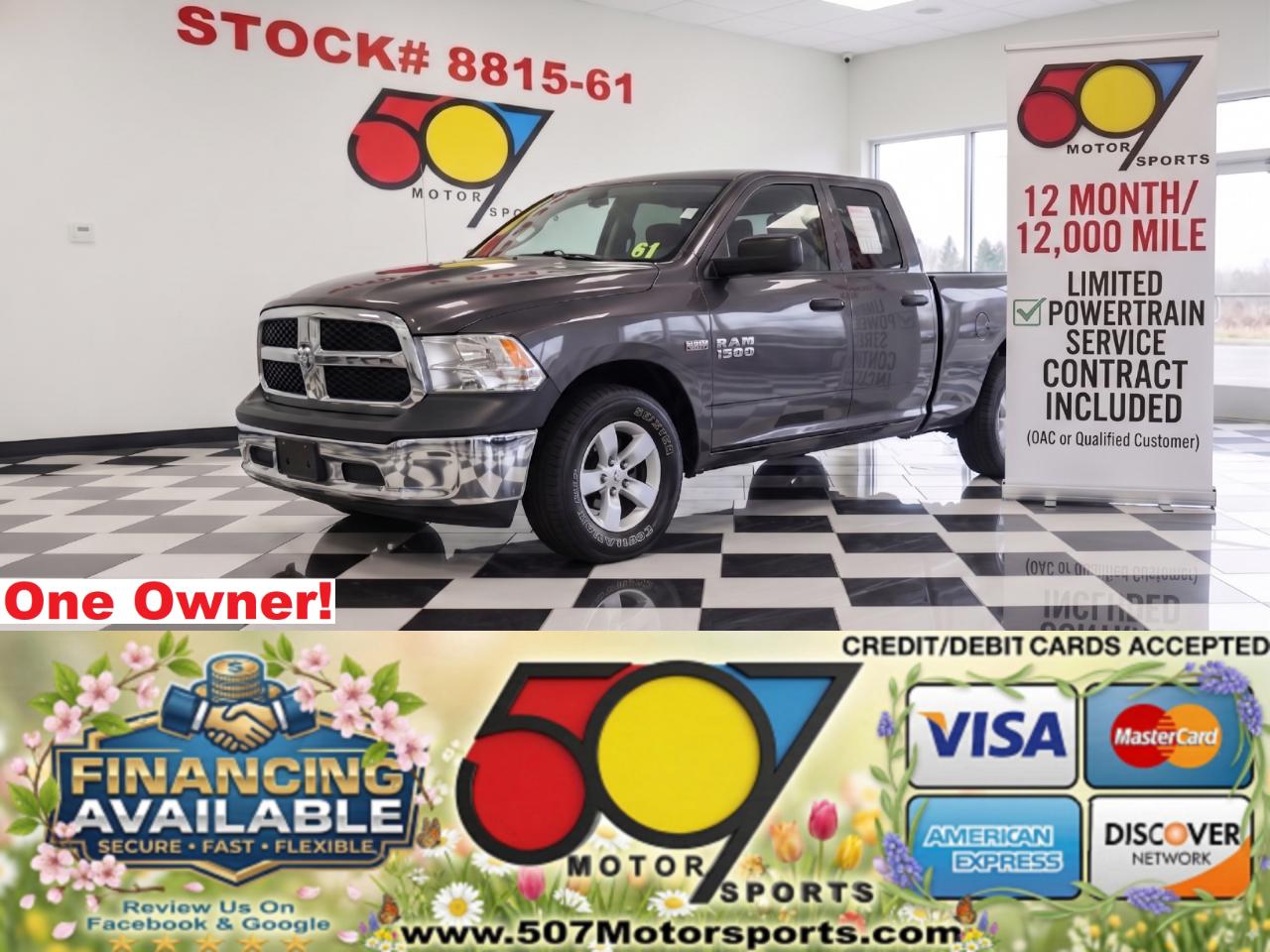 2017 RAM 1500 Tradesman Quad Cab 4WD