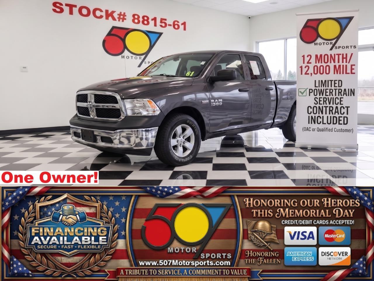2017 RAM 1500 Tradesman Quad Cab 4WD