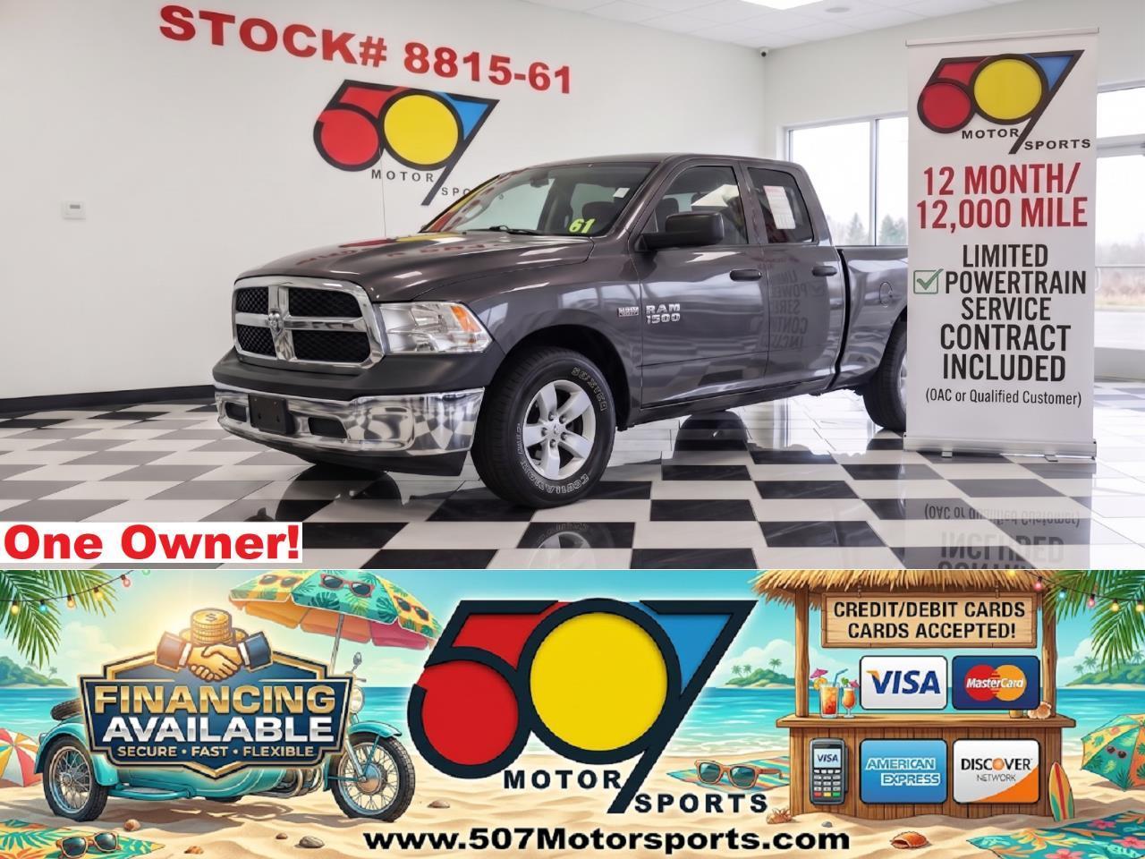 2017 RAM 1500 Tradesman Quad Cab 4WD