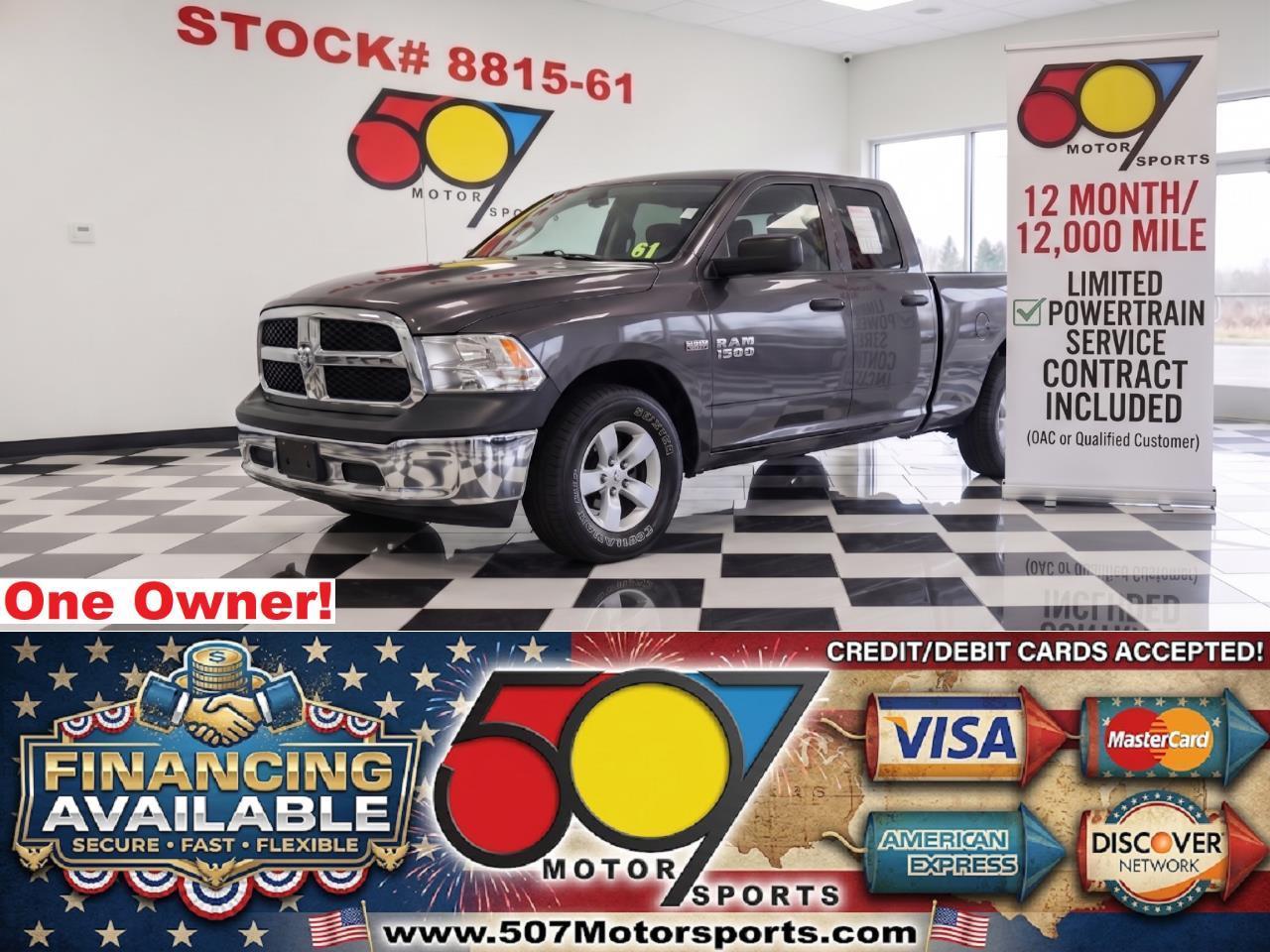 2017 RAM 1500 Tradesman Quad Cab 4WD